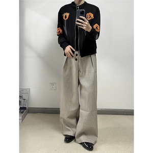 老钱风 巴家花卉植绒夹克外套 W1801/特P65图片