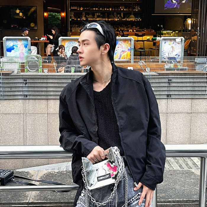 2024炸街痞帅外套男秋季美式潮牌街头高级TY128-P65,女装短外套,星座1109-4
