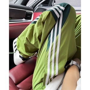美式hiphop裤子男女宽松复古阔腿裤运动潮牌高街休闲裤B2200-p40图片