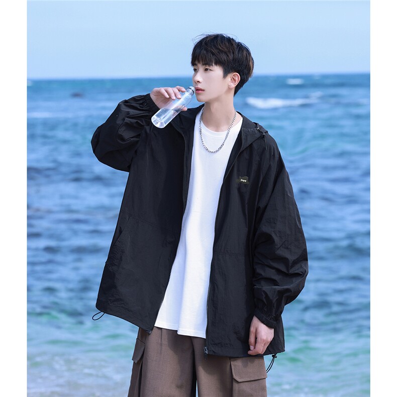 2025夏季新款通勤百搭款中性透气长袖多色防晒衣外套F10/P48控69，男装防晒衣，电商A148