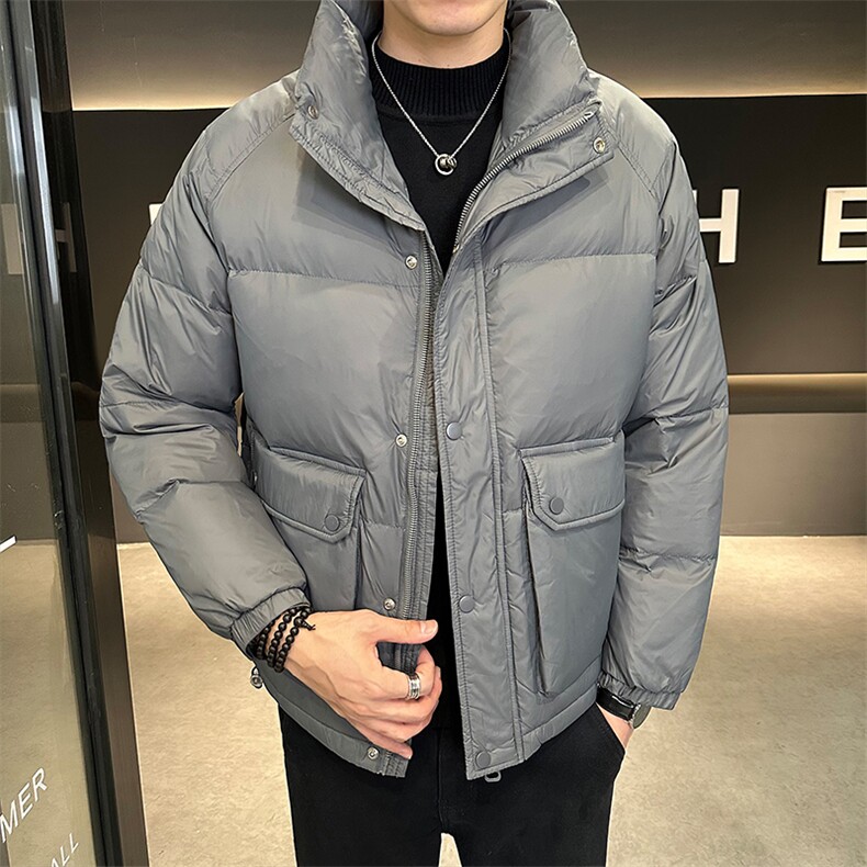 2025冬季新款立领羽绒服保暖防寒时尚潮流大口袋保暖YR8023-P185图片