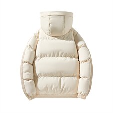 冬季港风三条杠撞色连帽棉衣加绒加厚拼色加厚棉衣外套MY6088P90，男装棉衣，电商A128