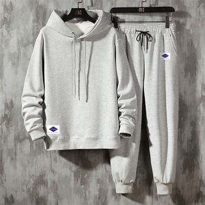 TL8061-P80 连帽卫衣套装男运动套装两件套长袖运动服图片
