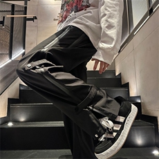 K8021/P40新款现货港风户外机能防水冲锋裤男开叉拉链休闲裤，男装休闲裤，电商A141
