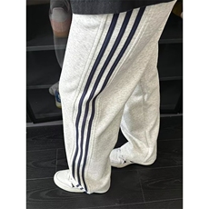美式ins条纹直筒宽松vibe阔腿休闲长裤男女情侣潮1008-WLJ755-P42，男装休闲裤，星座1008
