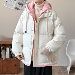 冬季新款棉服假两件外套男女可穿多色保暖面包服D4134-TP75不图片