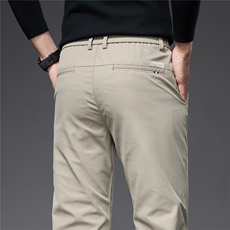 男士休闲裤秋季款修身青年百搭长裤男装弹力小西裤子男592中厚p36，男装西裤，星座224-1