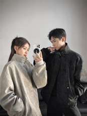 街头美式潮牌解构拼接翻领夹克情侣宽松百搭外套W372TP78控138，男装夹克，电商A170