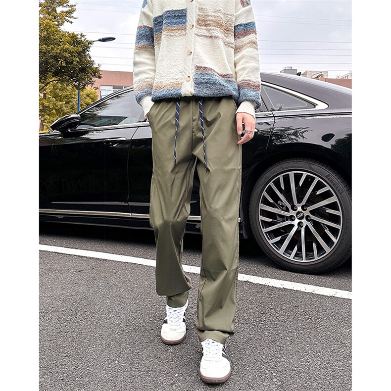 A178-XK60015-P24中厚款秋冬季（抽绳版）高品质抖音小脚裤,男装休闲裤,电商A178