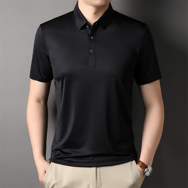 polo衫短袖男夏季潮牌2024新款半袖上衣宽松翻领t恤男HP33903-P68，男装Polo衫，星座1105-3