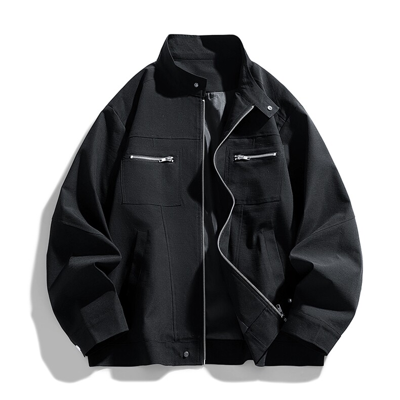 日系平铺工装飞行夹克秋季立领棒球服外套A436-1807-P80119,男装夹克,电商A436