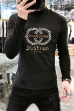 22新款秋冬潮牌男简欧大码圆领双面德绒打底衫长袖A-806-P53，男装T恤，电商A227B（原钱塘4066-1）