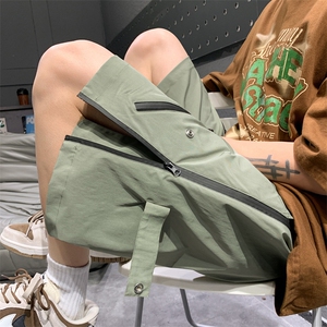 高品夏季工装短裤男纯色宽松大码运动五分裤DSA157B-D602-特P40图片