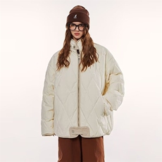 菱格羽绒棉服男女新款加厚冬季棒球服棉袄韩系棉衣外套TT12P60，男装棉衣，星座1013-5
