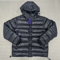 银色短款连帽轻薄排骨羽绒棉服小马刺绣加厚保暖棉衣外套MF88P145，男装棉衣，电商D256-1(原A064-1)