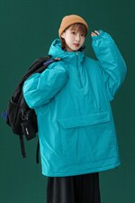 @中性风冬季bf街头棉服套头连帽棉袄宽松棉衣A125-Y270-P100女类,男装棉衣,电商A125