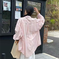 2025宽松开衫防晒新款衬衫衣女设计夏季衬衣薄款外套，男装防晒衣，星座1210-1