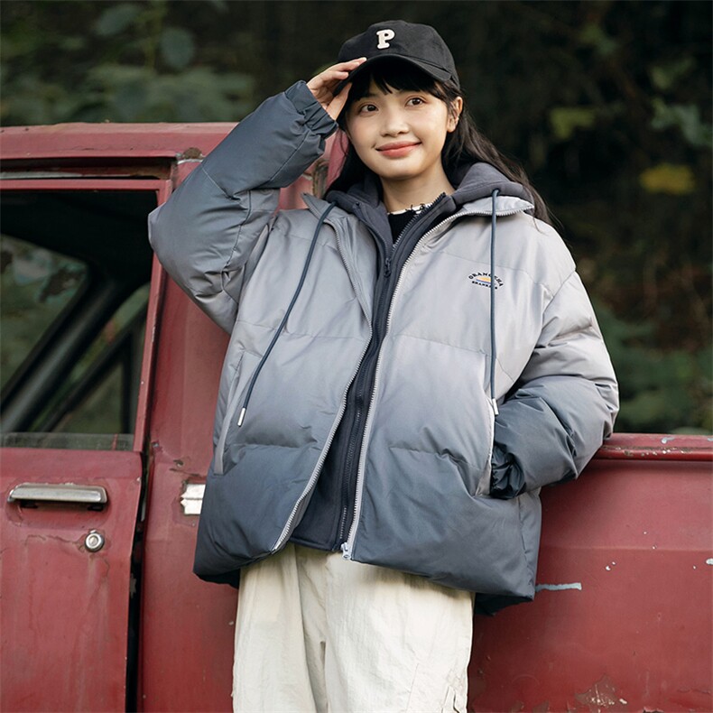 2026冬季新款男日系潮牌渐变连帽宽松休闲棉服加厚外套MY366-F188,男装棉衣,电商A101（原外27）