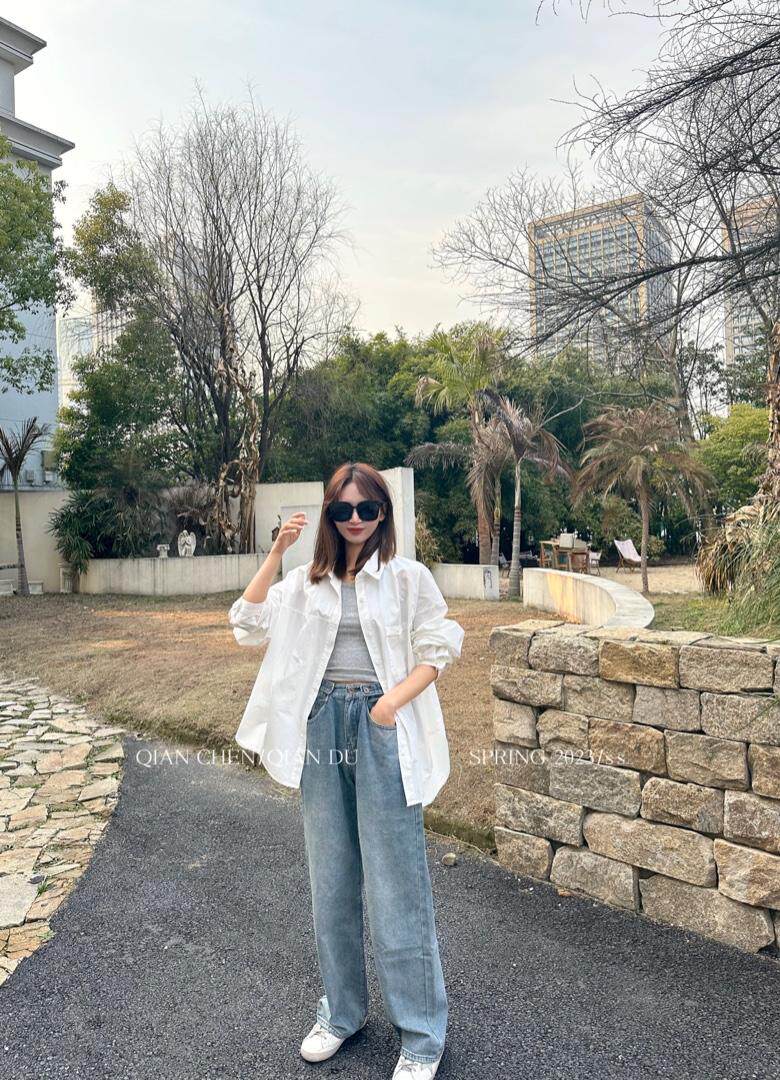 现货新款两件套衬衫，女装衬衫，QIANCHEN 谦晨(1F)