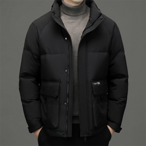 JMX208秋冬新款2023年男士休闲羽绒服加厚保暖夹克外套P285图片