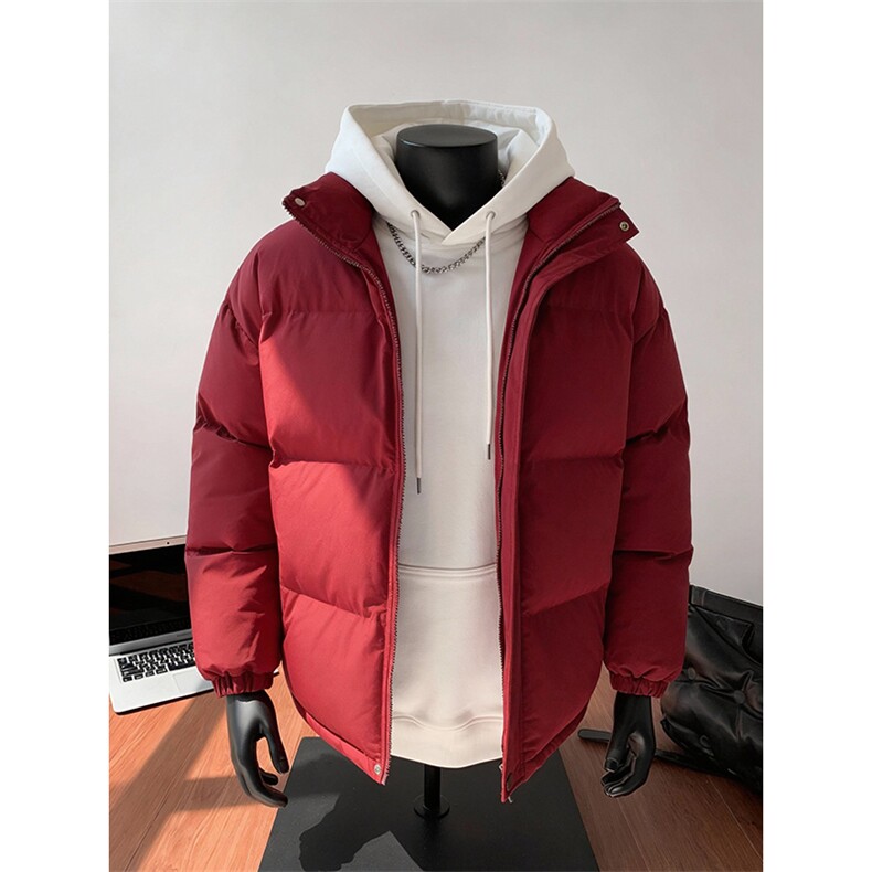 现货高品质美式高街冬季重磅三防加厚羽绒棉衣厚外套面包棉服，男装棉衣，电商A486-1