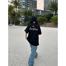 网图有货美式夏季魔术贴短袖T恤男女纯棉情侣宽松上衣A500-P38，男装T恤，星座1505