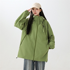 户外无影墙连帽冲锋衣情侣外套防风登山服夹克男YHJK8826-P65，男装夹克，星座717