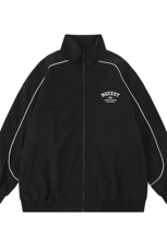 白底23新款秋季时尚百搭高品质防水夹克立领外套F341P65控88，男装夹克，电商A247-1