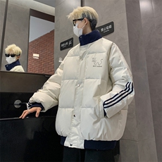 库存3W+！光板可售，2025冬季撞色潮牌加厚立领棉服MY203特P80，男装棉衣，电商B220