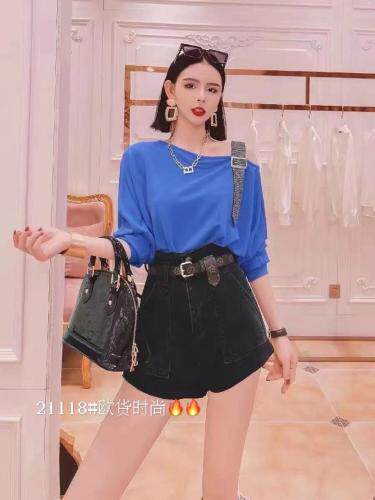 欧系时尚短裤，女装，迷斯佳绣