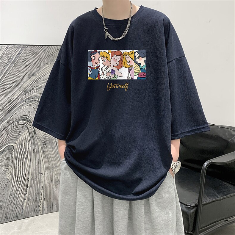 冰丝七分袖t恤男大码五分袖男短袖男中袖Q11396-P30,男装T恤,电商A040