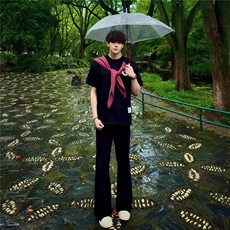 1506/QA6500/P37微喇叭西裤男裤子美式垂感直筒休闲西装裤，男装西服套装，星座1506