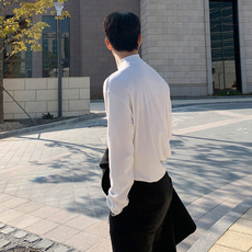 【现货】男士韩版德绒半高领打底衫长袖冬季内搭T恤DRT001P35，男装T恤，星座1004（原星座815-3）