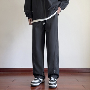 秋季冲锋裤男防水男士休闲裤男宽松束脚直筒长裤A266-KZ8022-P28图片
