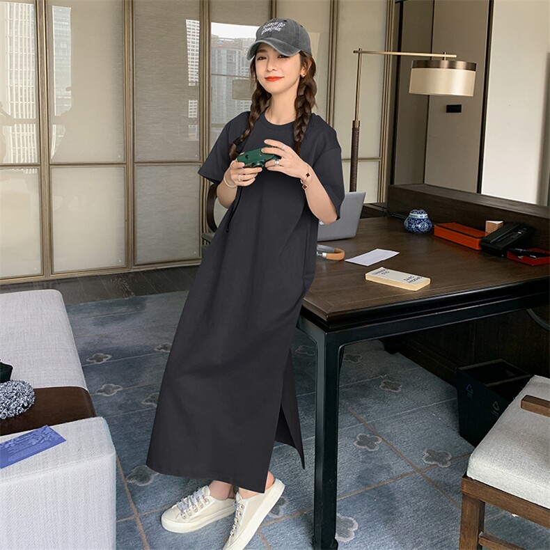 现货休闲性感后背镂空慵懒针织连衣裙2C075-126-P105K158,女装连衣裙,菡迪欧娜