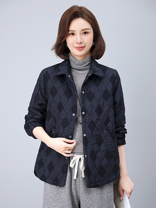 2025年秋季新款时尚休闲翻领短款小外套女图片