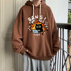 8XL连帽卫衣男大码胖子帽衫大号运动服WY2405-P35，男装卫衣，电商A040