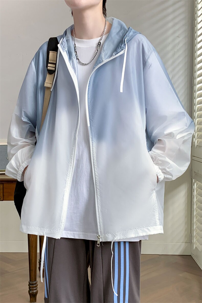 夏季薄款防晒衣2025新款男女潮牌宽松情侣A436-09-P30,男装夹克,电商A436