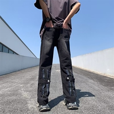 简约潮新款合体直筒水洗春季青春流行中腰牛仔裤K702P43，男装牛仔裤，星座1116-2