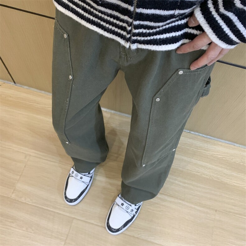 美式复古双膝伐木工装牛仔裤NZ30-P60大量现货已入库！,男装牛仔裤,星座310A-4