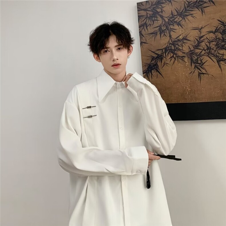 男士长袖春季2024新款铁扣 QCS02 P40图片