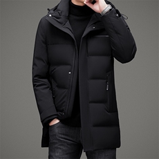 冬季男士连帽羽绒服中青年男装宽松90%白鸭绒保暖外套ZL7798-P305，男装羽绒服，星座1105-3