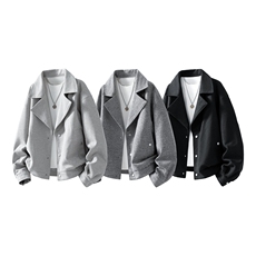 美式重磅高品质夹克秋季开衫外套男SY8818特P81控168大码4-8XL+5，男装夹克，星座610B-1