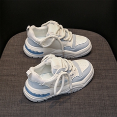 2023秋季新款小白鞋女ins韩版学生运动板鞋增高休闲街拍百搭，女鞋休闲鞋，电商A223