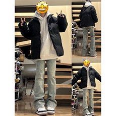 现货高品质美式高街冬季重磅三防羽绒棉衣男女加厚外套棉服冬，男装棉衣，电商A486