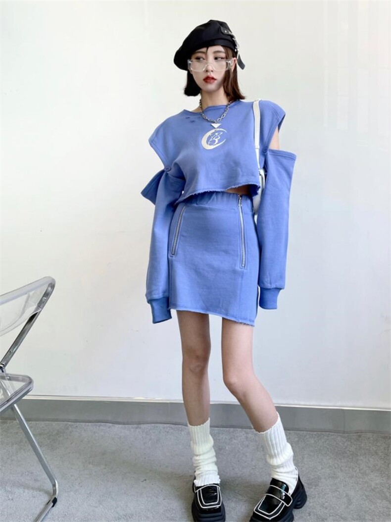 现货设计师款镭射铁标套装，女装职业装，YSQ Boomboom