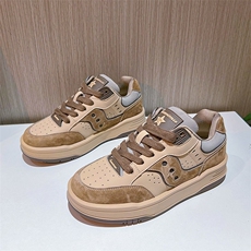 真皮小白鞋女2023秋季新款鞋子女百搭休闲鞋女复古板鞋女厚底女鞋，女鞋休闲鞋，电商A223