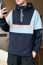 秋季新款夹克男士套头连帽外套潮流上衣休闲男装衣服DS860T，男装夹克，电商A102