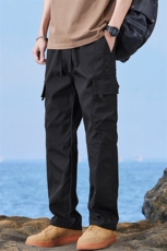 GENIOLAMODE户外山系伞兵工装裤子男春秋款2025新款宽松休闲直筒，男装休闲裤，星座509