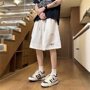 A26-特P23      夏季短裤男宽松直筒大码五分裤图片